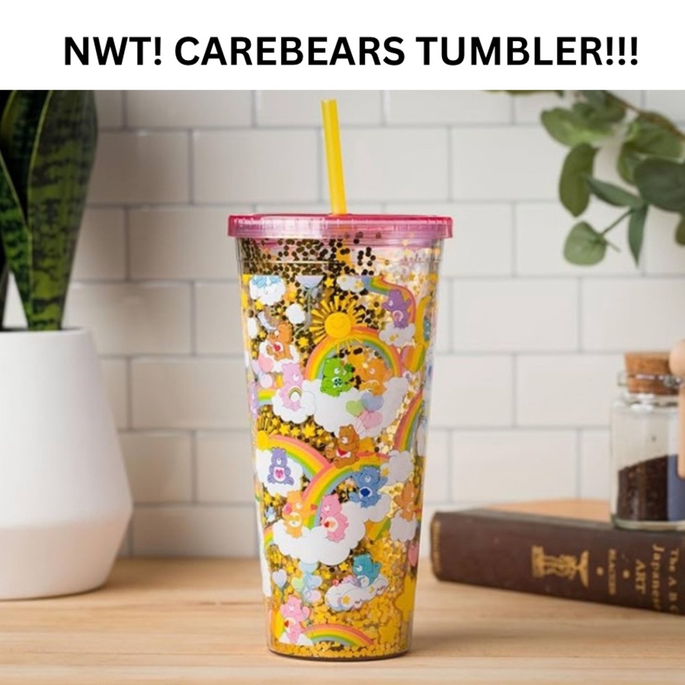 NWT! CARE BEARS MATCHING TUMBLER! BUNDLE TUMBLER WITH THE CB BUNDLE FOR FREE!